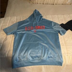 Baseball lifestyle 101 short sleeve hoodie